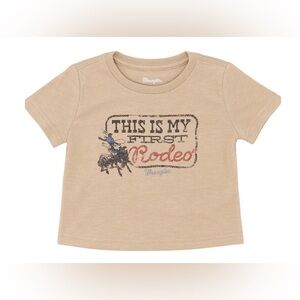 NWT WRANGLER Infant BOYS' THIS IS MY 1ST RODEO SHORT SLEEVE GRAPHIC T-SHIRT